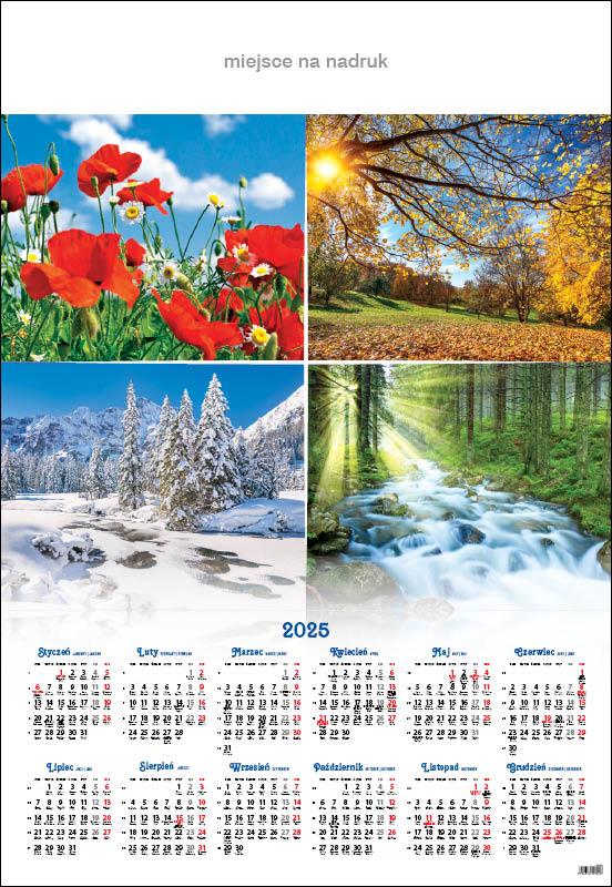 Kalendarze B1 - plakatowe - kalendarze 2023